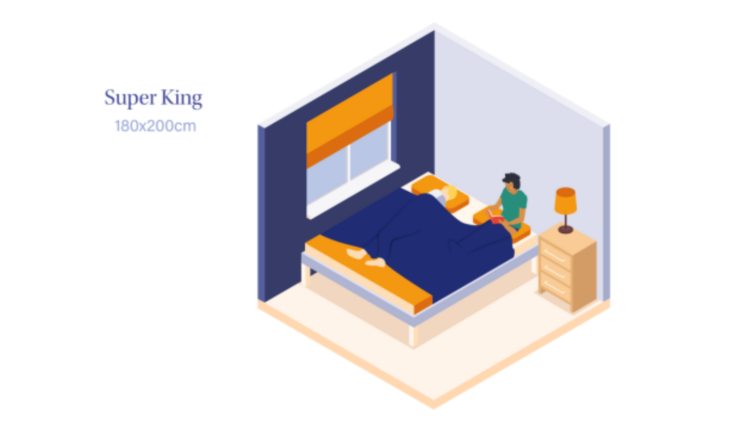 Emma Mattress Size Guide - UK Super King size mattress