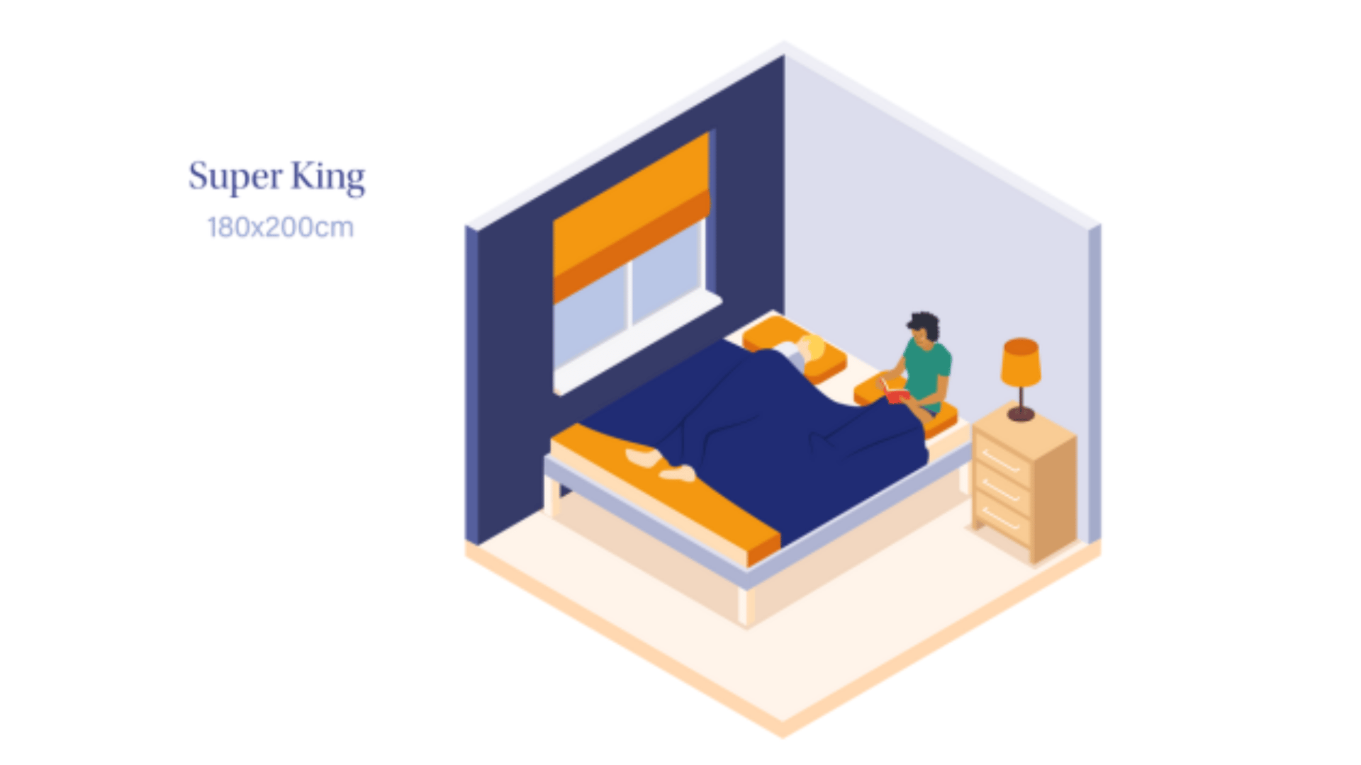 Emma Mattress Size Guide - UK Super King size mattress
