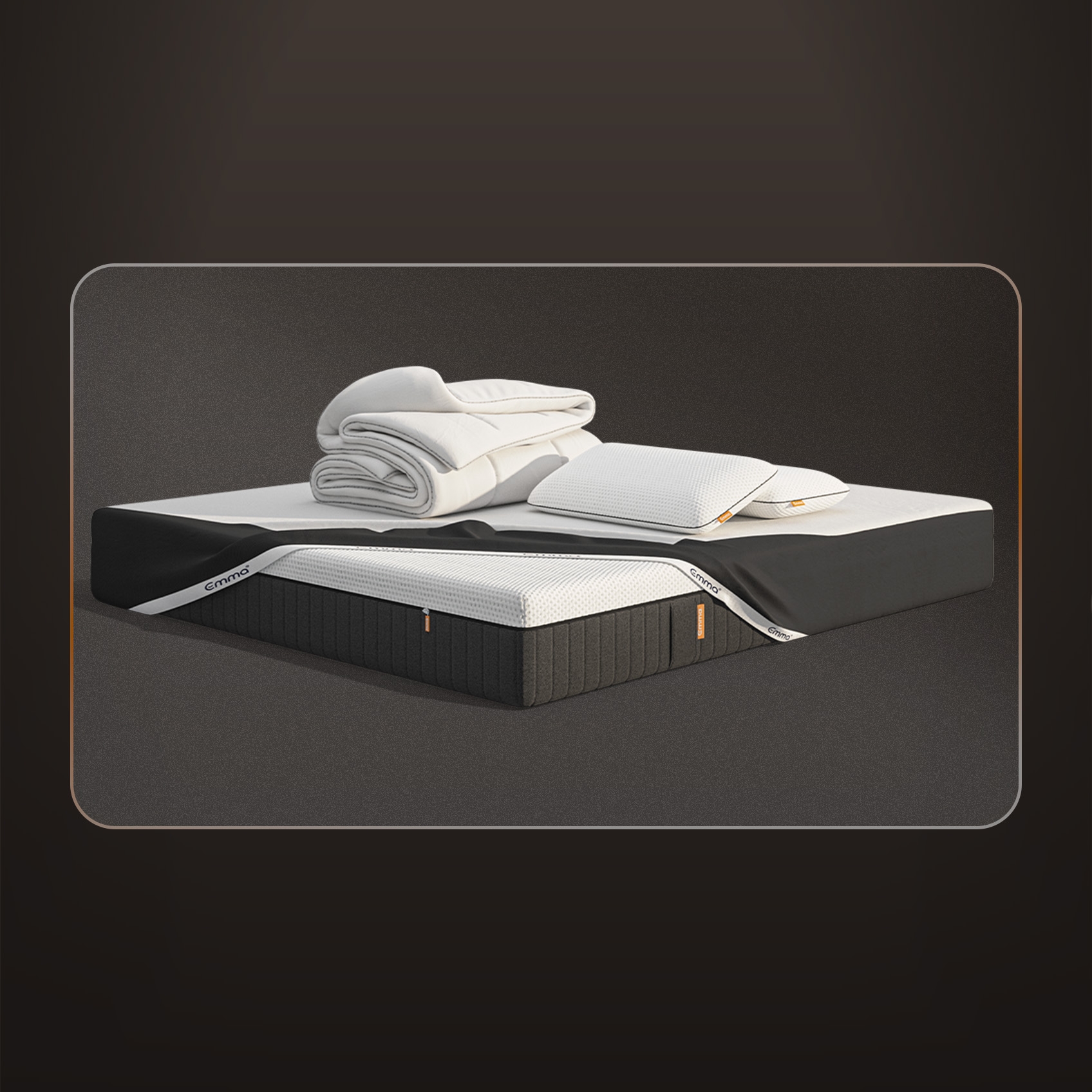 Emma Hybrid Premium Plus Mattress Bundle - Best support mattress.