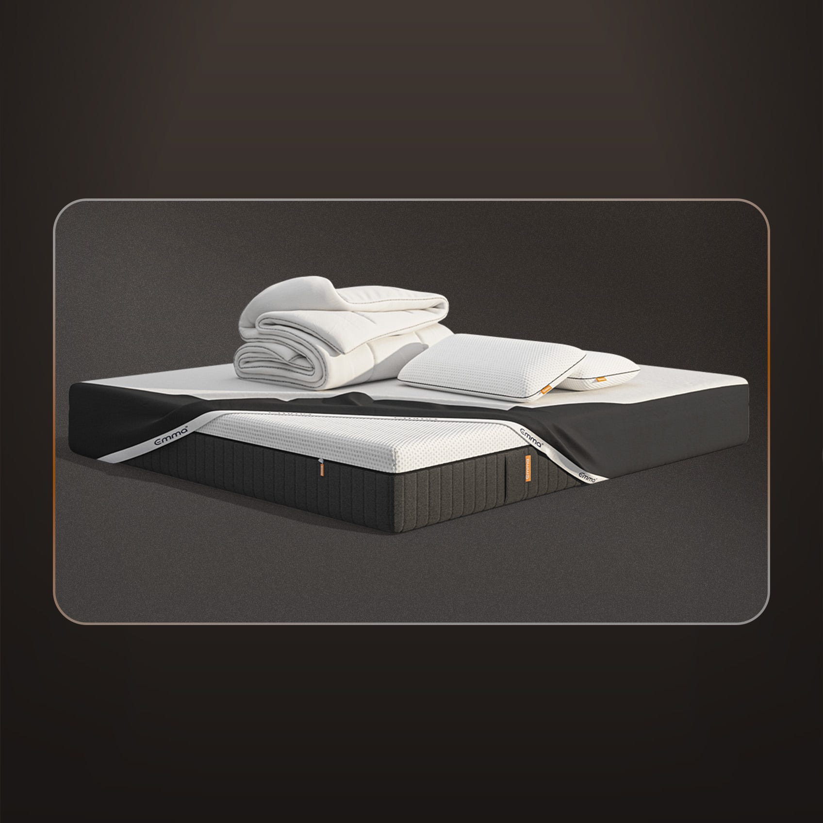 Emma Hybrid Premium Plus Mattress Bundle - Best support mattress.