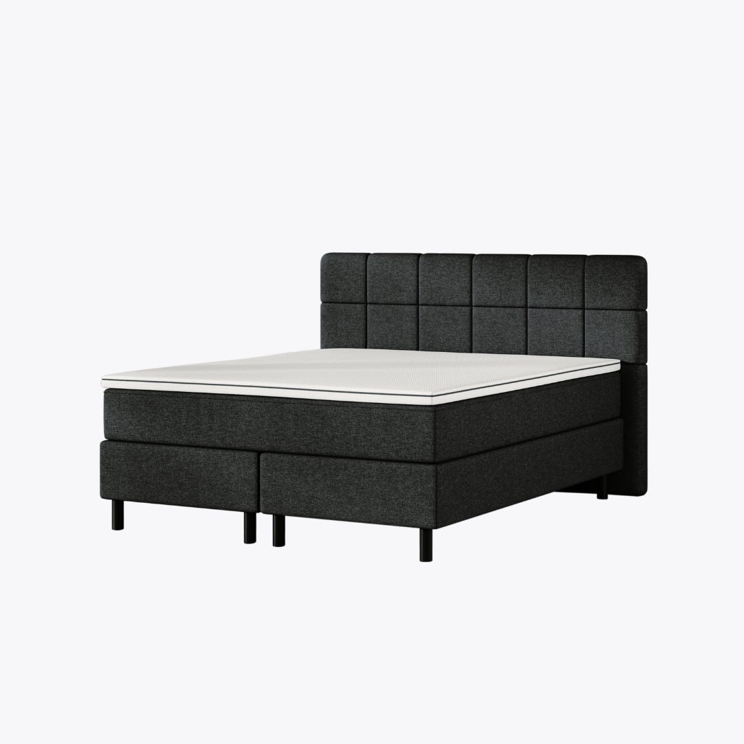 Boxspring deluxe gray background