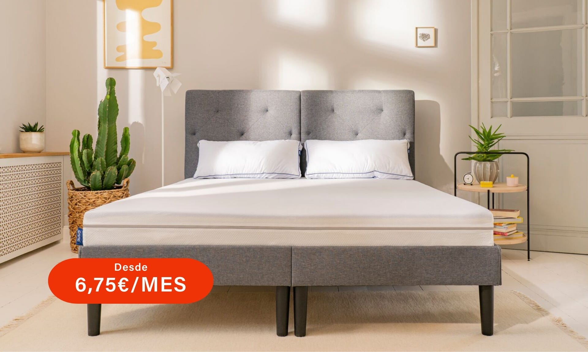 ÅKREHAMN colchón espuma, firme/blanco, 105x190 cm - IKEA