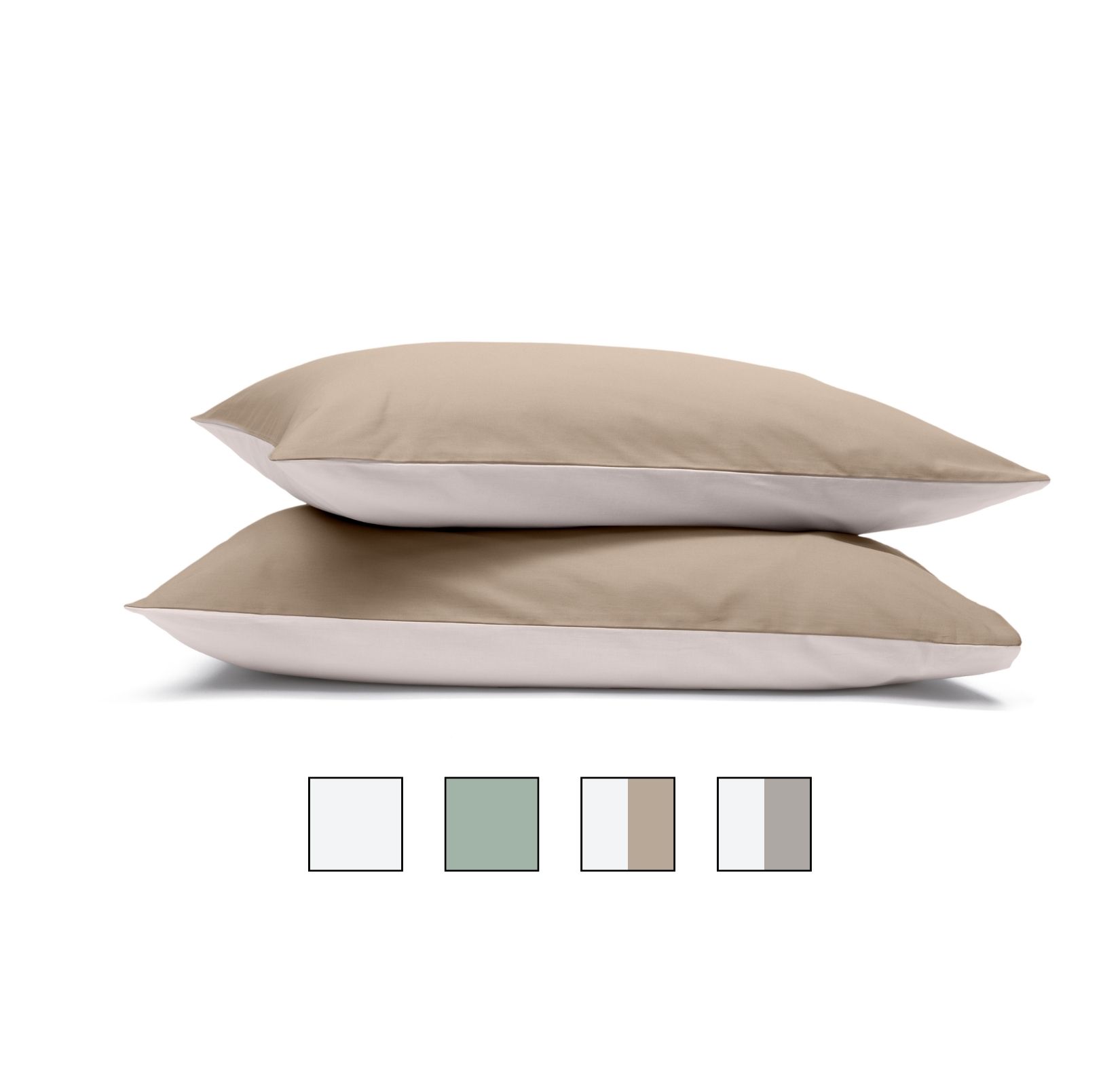 Set Di 2 Federe Cuscino 40x80 Cm In Microfibra Premium - Morbide, Traspiranti, Con Cerniera Invisibile, Grigio Scuro