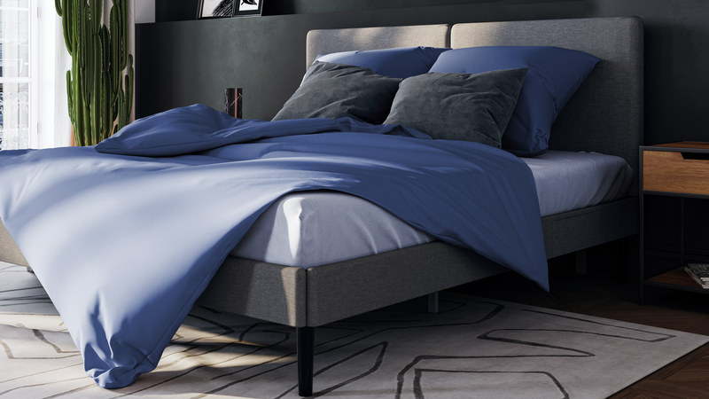 parure lit microfibre