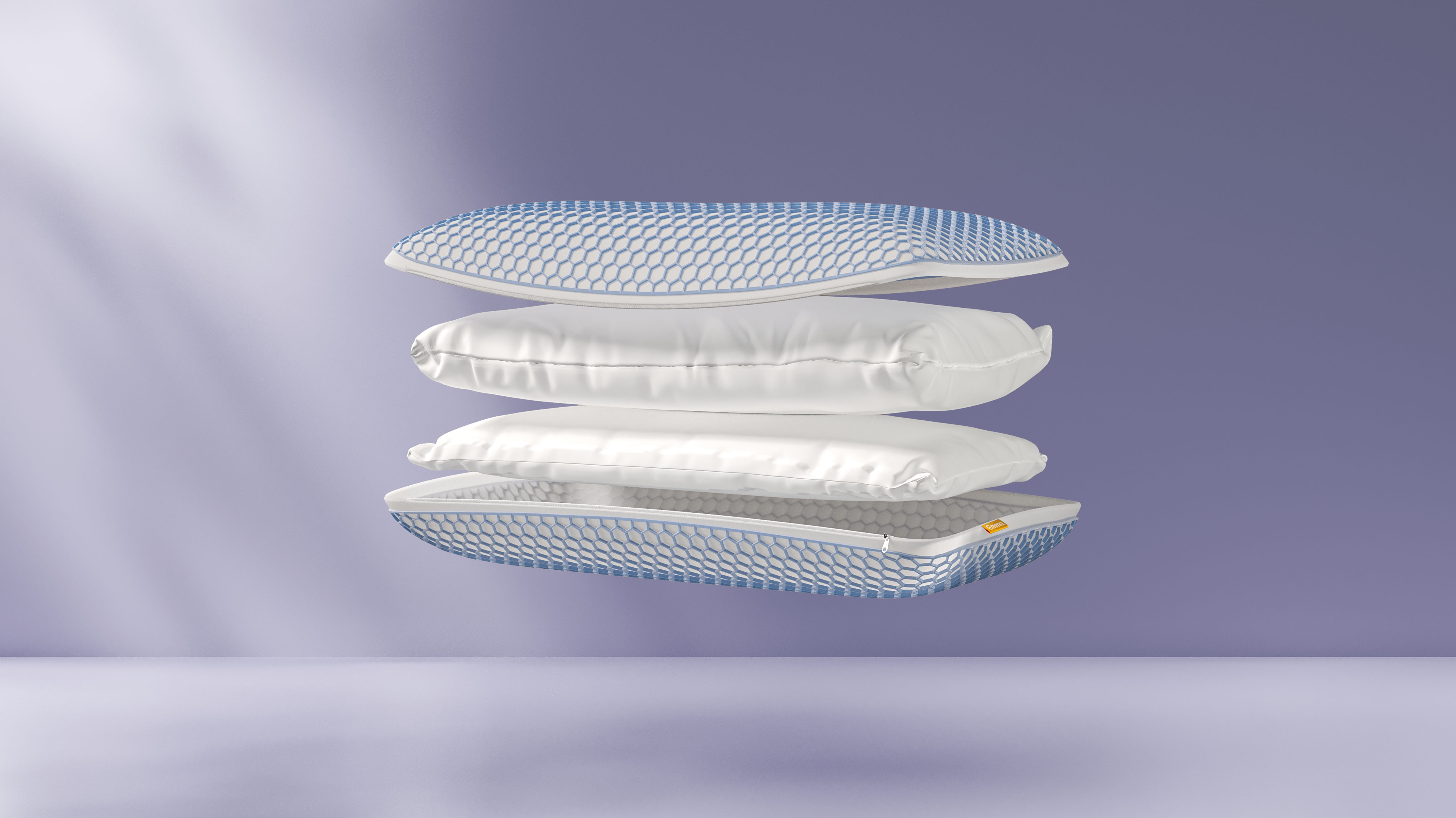 almohada elite emma de microfibra en capas