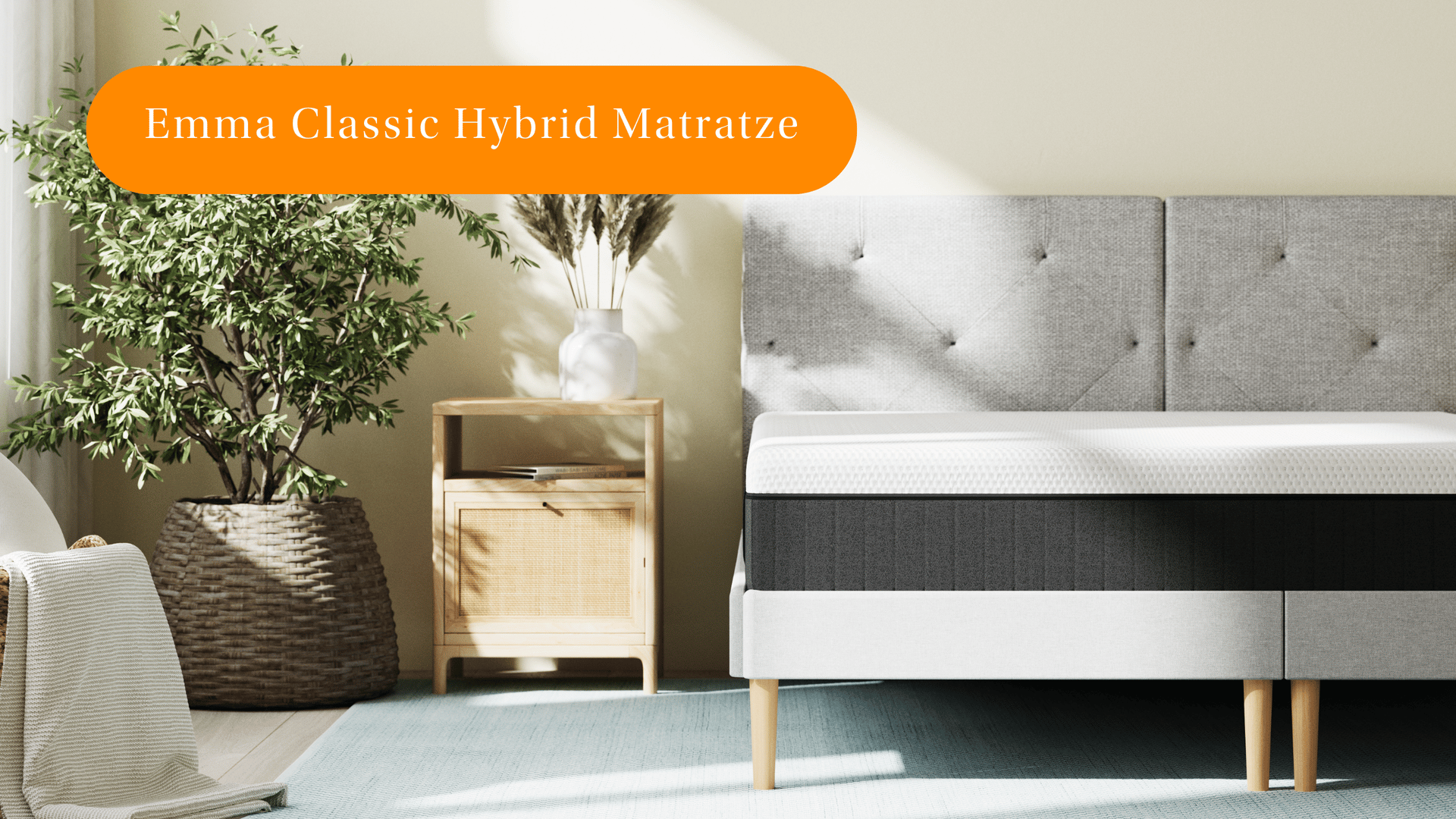 Classic-Matratze auf einem Bett