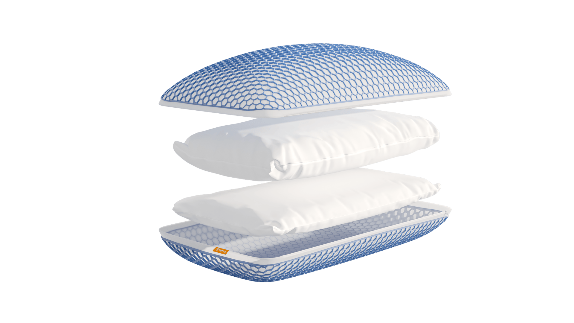 De 3 lagen van de Emma AirGrid® Wolkenkussen