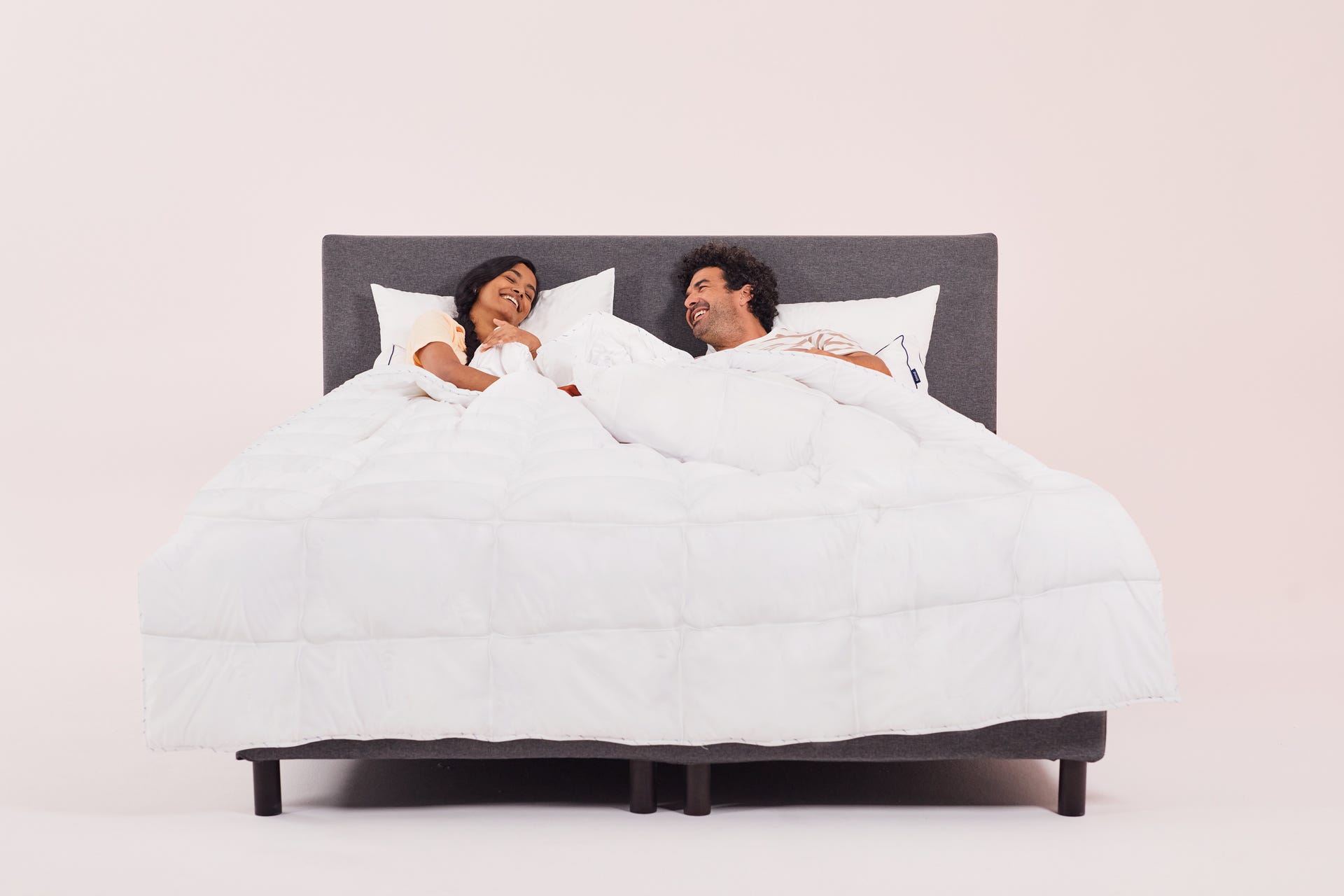 couple with duvet