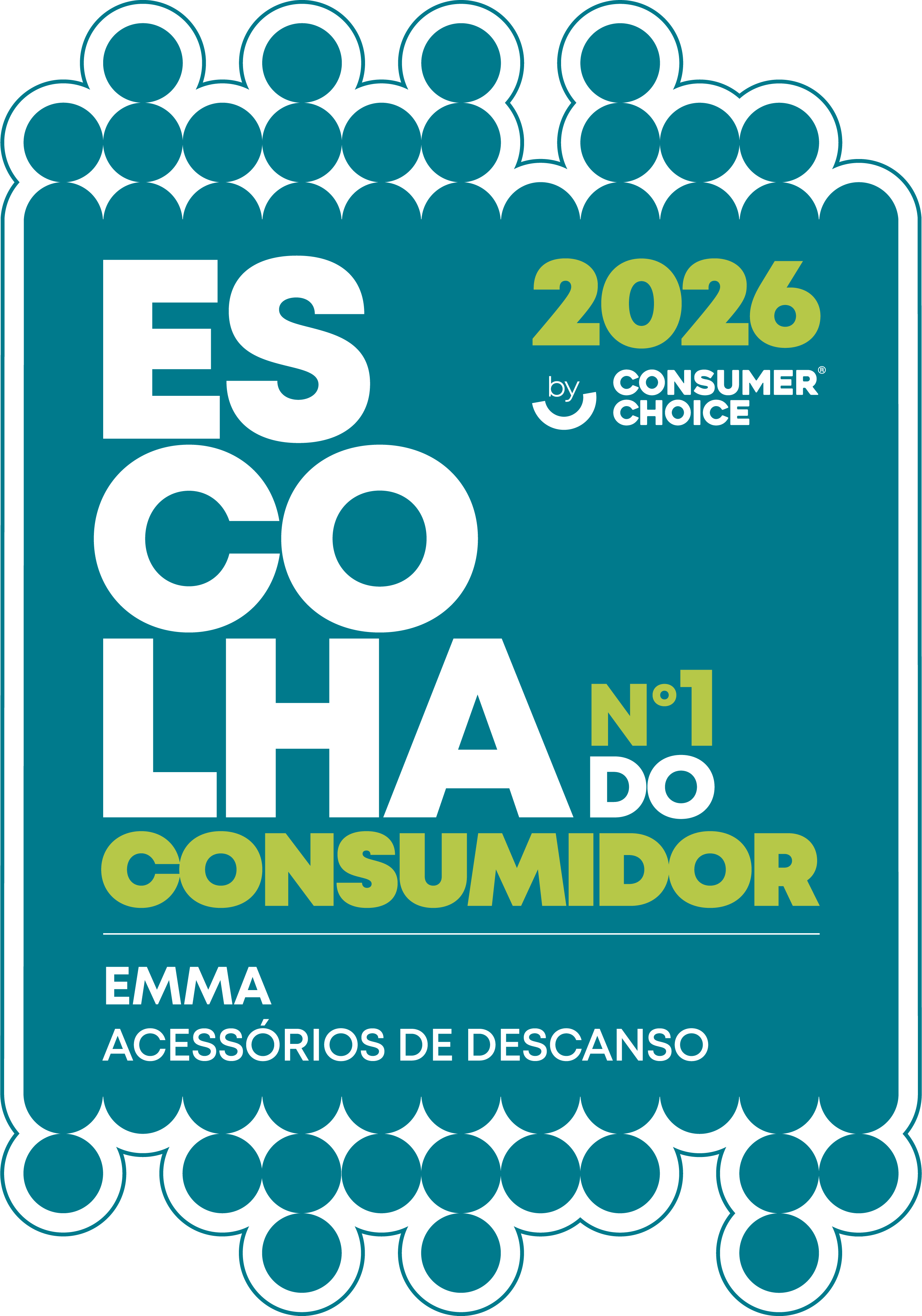 Escolha do Consumidor 2026, Acessórios de Descanso