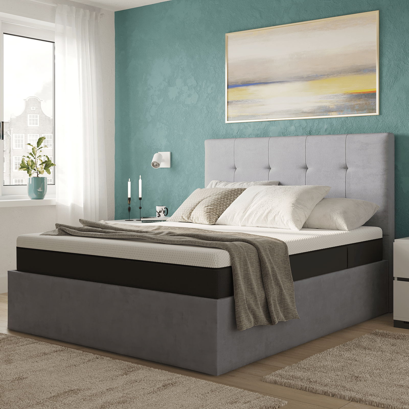 Emma Ottoman Bed storage space