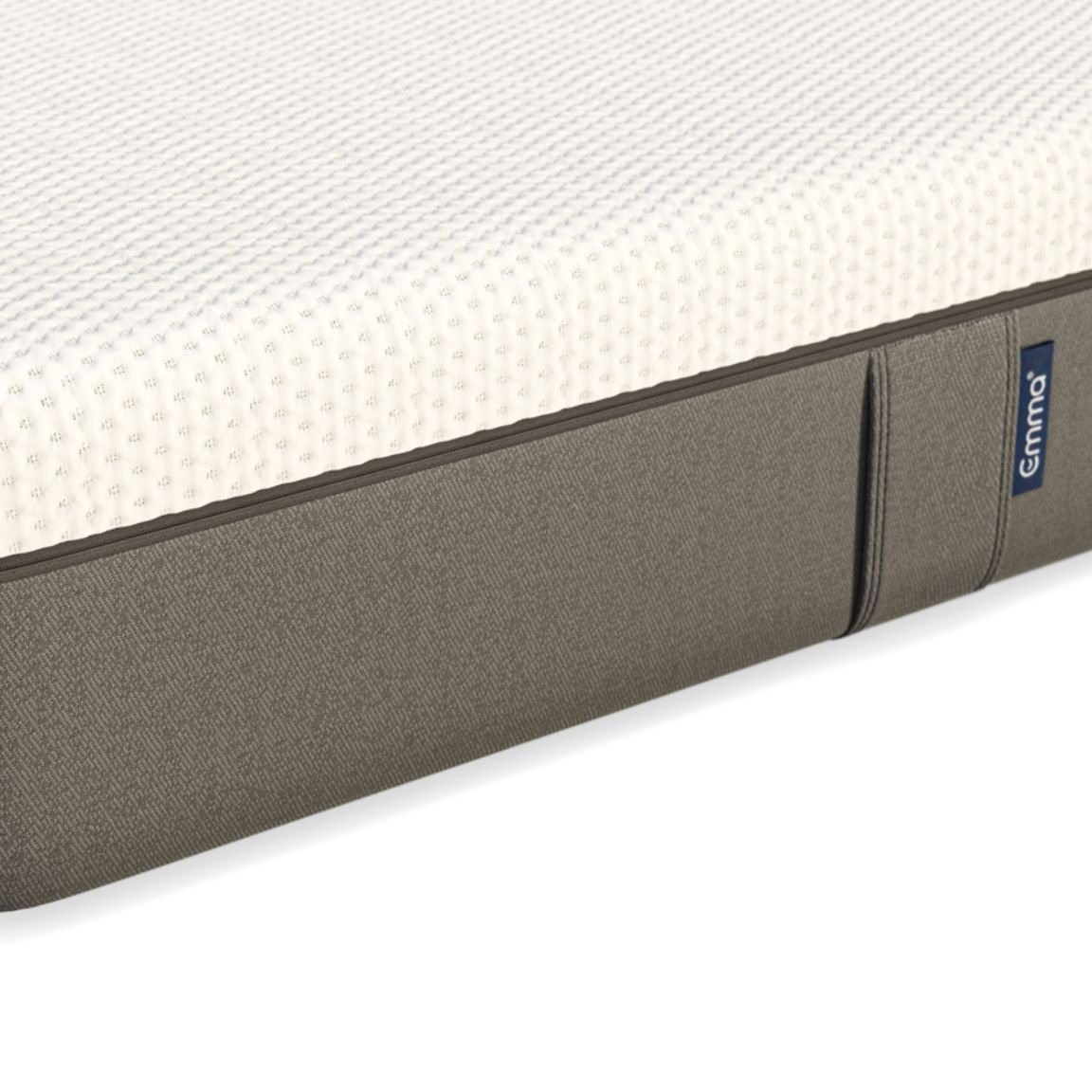 dettaglio angolo del materasso in memory foam emma original