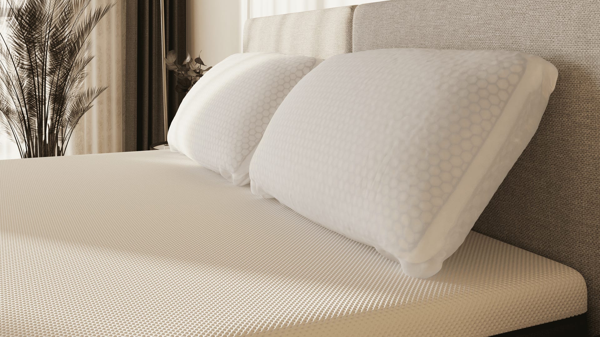 Colchón + almohadas Emma Sleep Hybrid Premium confort firme