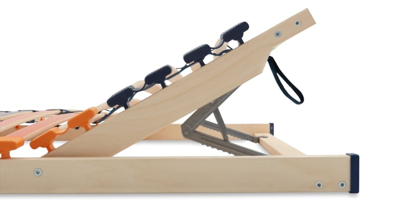 Emma Classic Lattenrost mit geneigtem oberen Kopfteil zur Unterstützung