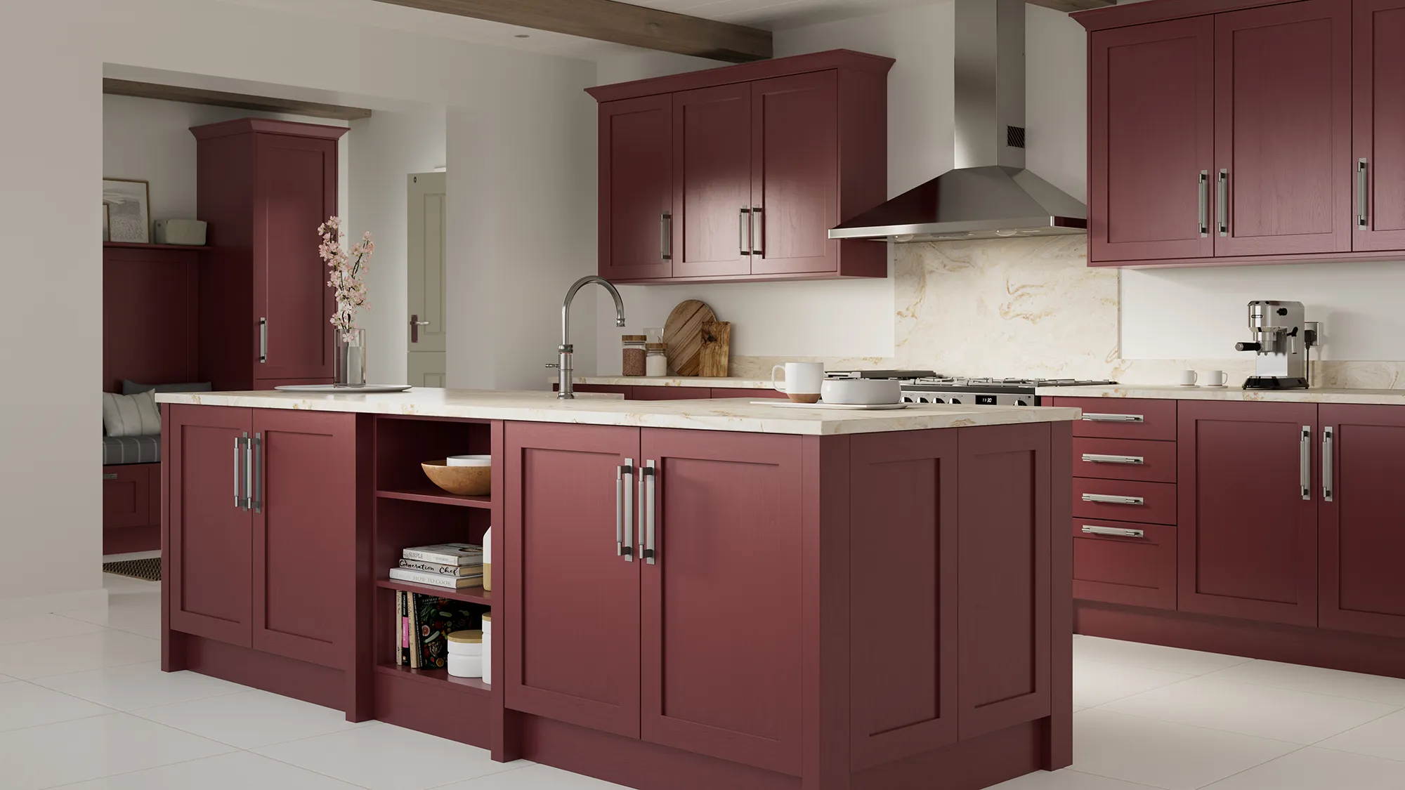 Whitworth Heritage Red Kitchen