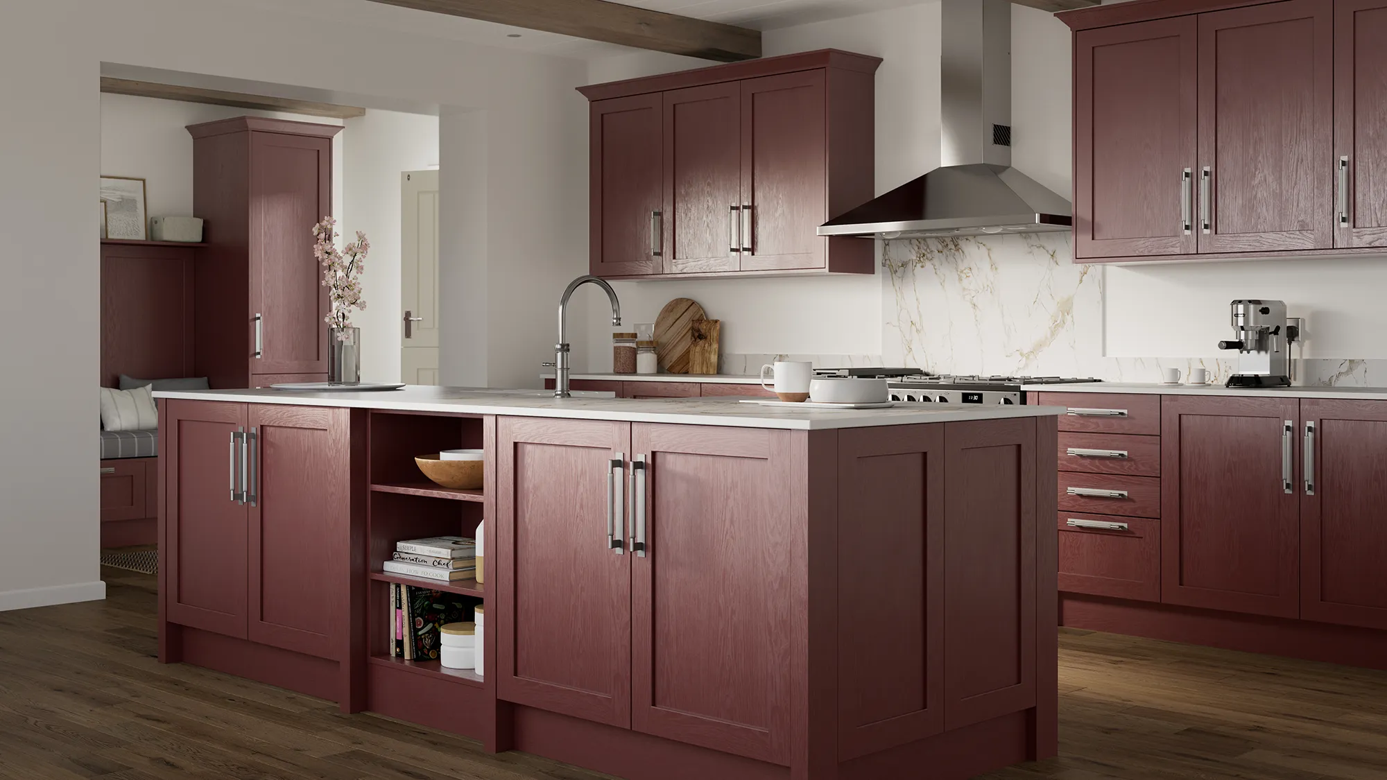 Whitworth Heritage Red Kitchen