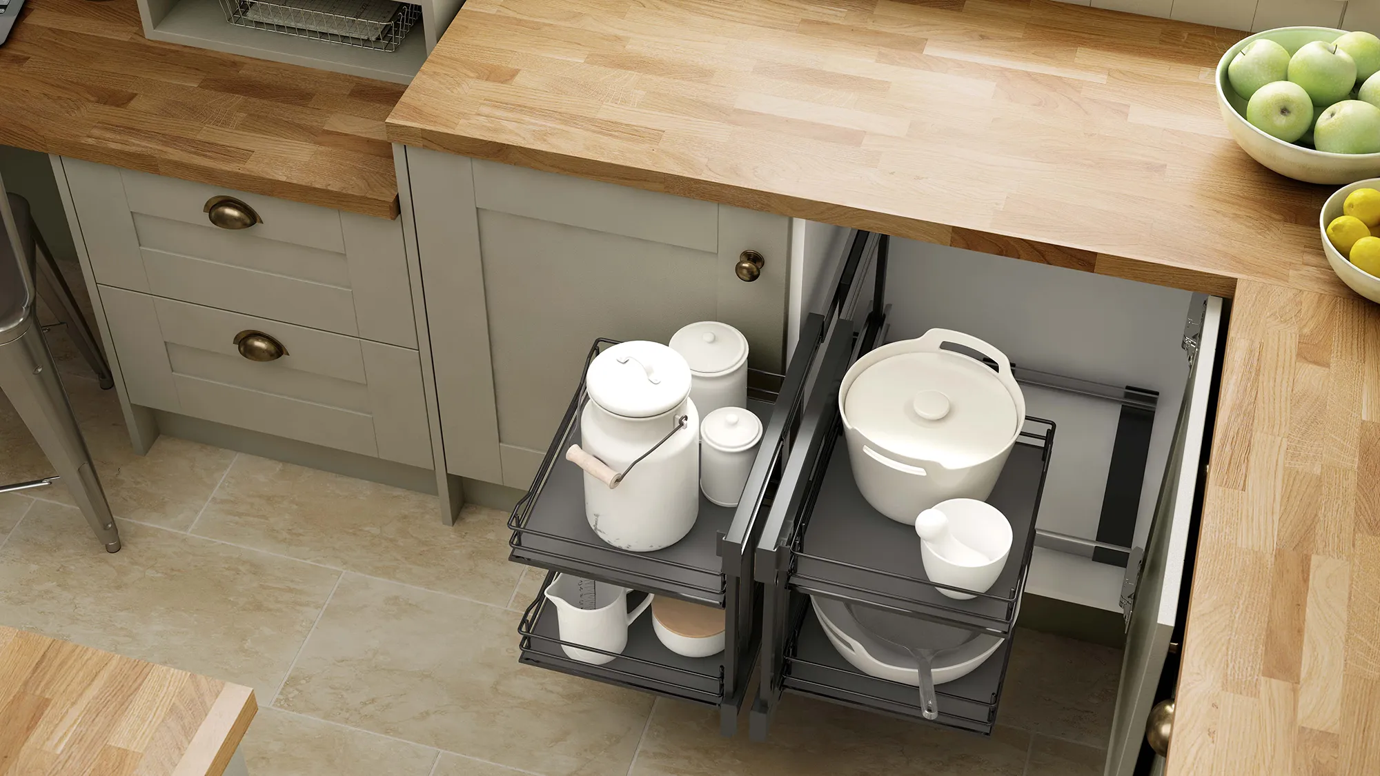 Tiverton Sage Shaker Kitchen | Wickes