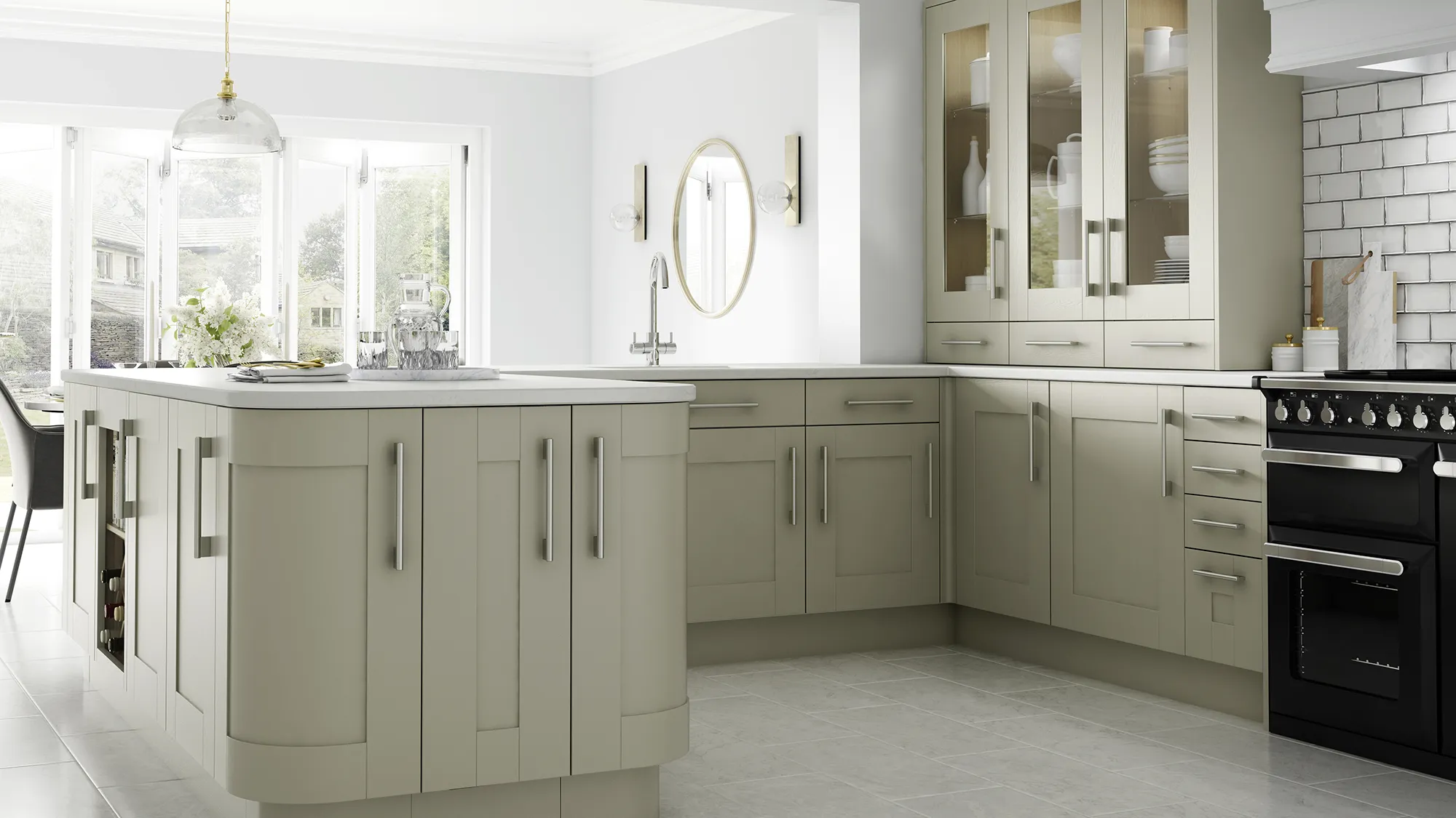Tiverton Sage Shaker Kitchen | Wickes