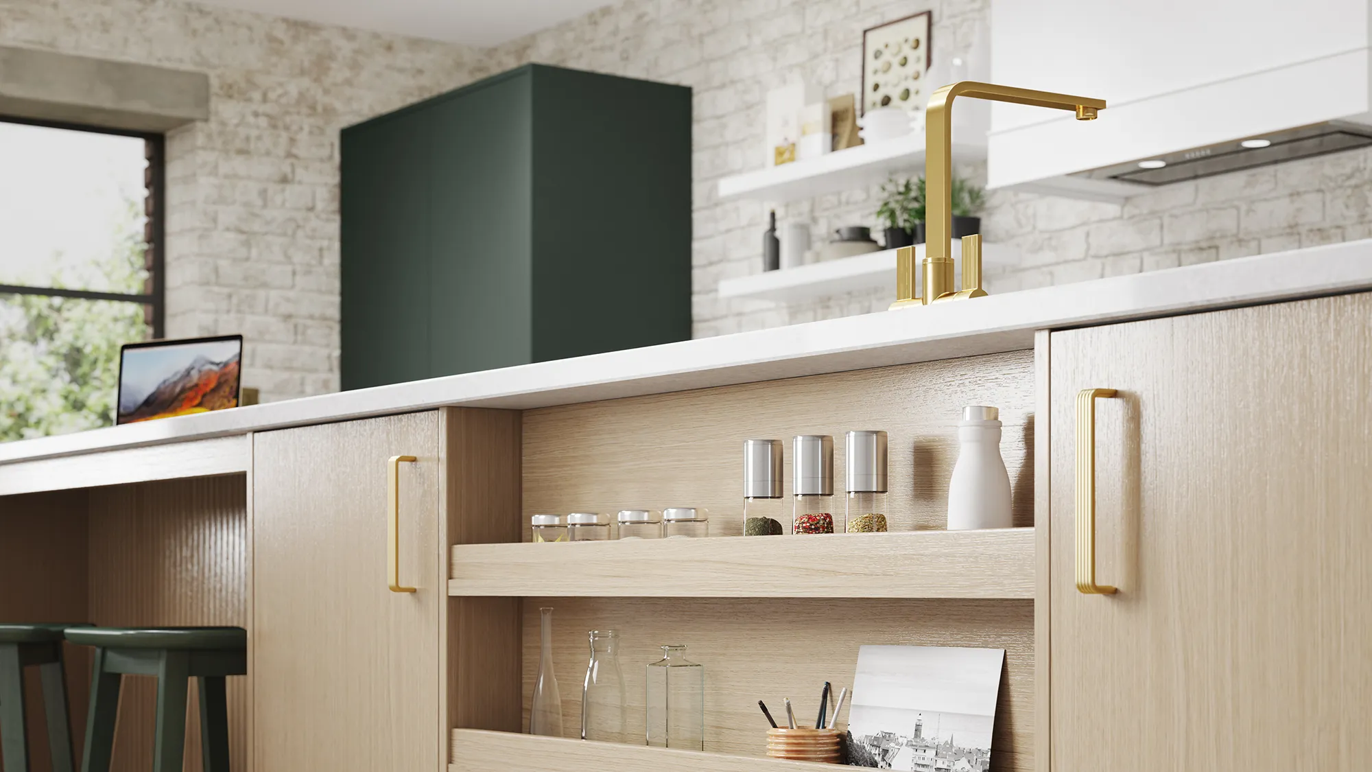 Sandford-Forest-Green-Trend2-Island-Shelves.webp