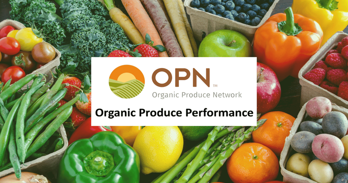 2019 Organic Produce Performance
