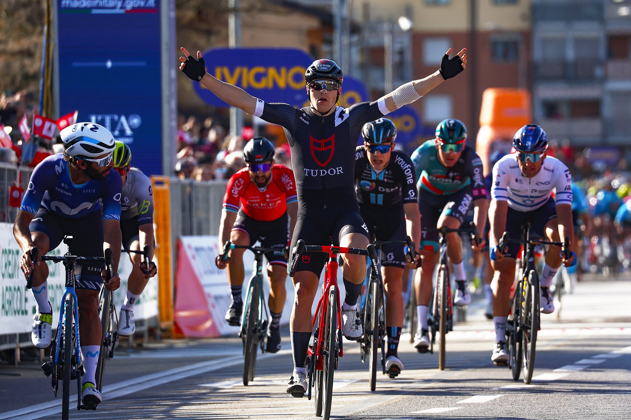 Big first pro win for tudor pro cycling at the 104th Milano