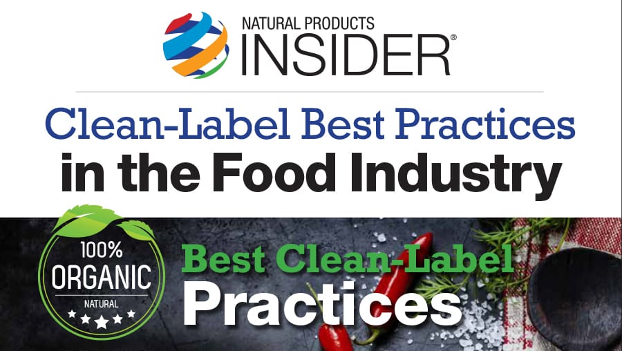 Clean Food Label Example Infographic: Clean-Label Best Practices in Food Industry