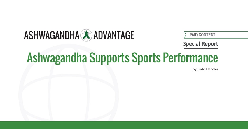 Ashwagandha Supports Sports Performance - Report