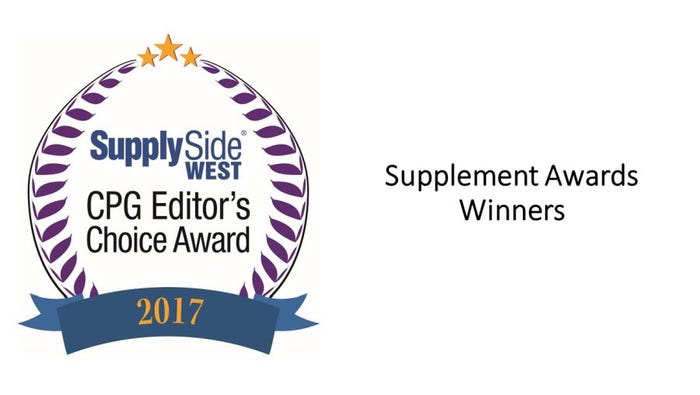 Image Gallery: 2017 SupplySide Editor's Choice Awards Supplements Winners