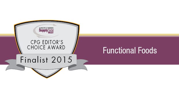 Image Gallery: Functional Foods Finalists for 2015 SupplySide CPG Editors Choice Award Image Gallery: Functional Foods Finalists for 2015 SupplySide CPG Editors Choice Award