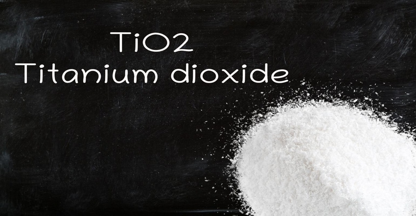 Titanium dioxide has been banned as a food additive in the EU.