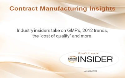 Slide Show: Contract Manufacturing Insights