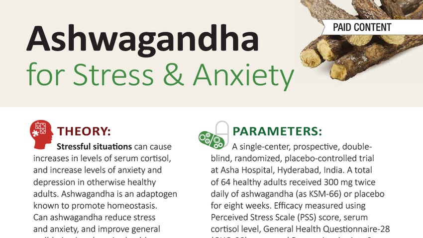 Ashwagandha for Stress - Infographic