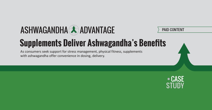 Supplements Deliver Ashwagandha's Benefits - Report Supplements Deliver Ashwagandha's Benefits - Report