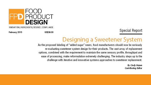 Designing a Sweetener System