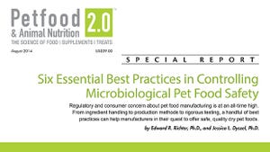 Report: Six Essential Best Practices in Controlling Microbiological Pet Food Safety