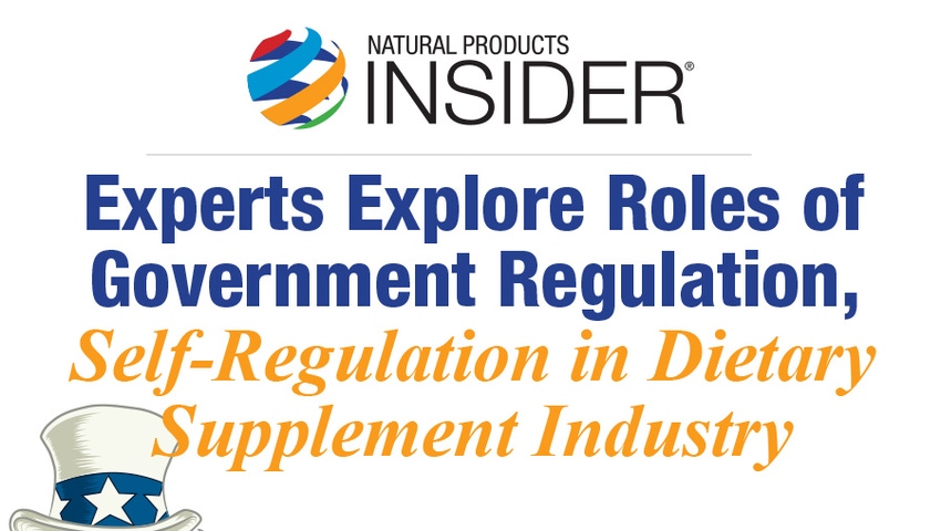 Infographic: SupplySide West Workshop Explores Roles of Regulation, Self-Regulation in Dietary Supplement Industry