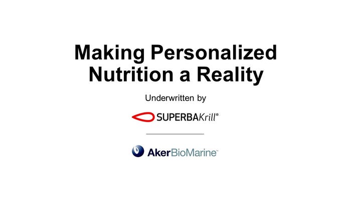 Slide Show: Making Personalized Nutrition a Reality