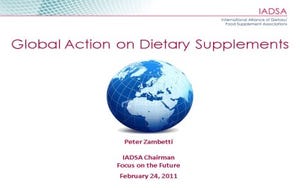 Slide Show: Global Regulations for Dietary Supplements