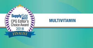 Multivitamin finalists for 2018 SupplySide CPG Editor's Choice Award - image gallery