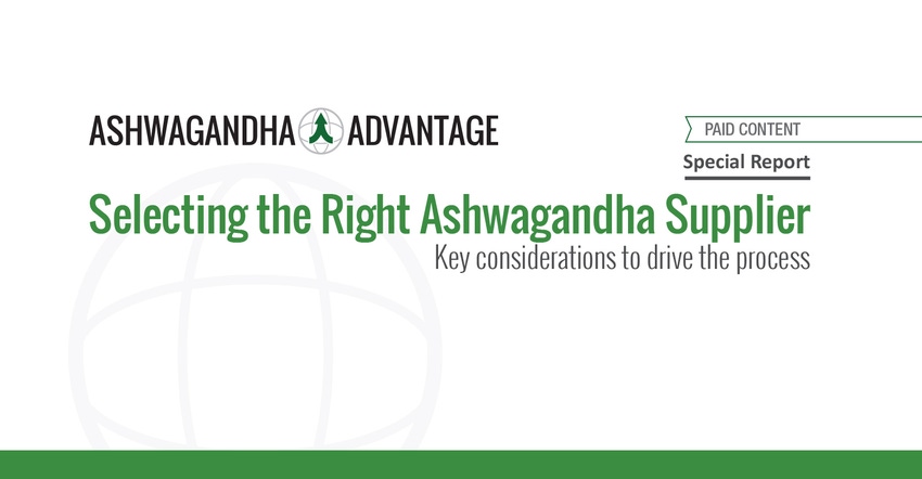 Selecting the Right Ashwagandha Supplier - Report