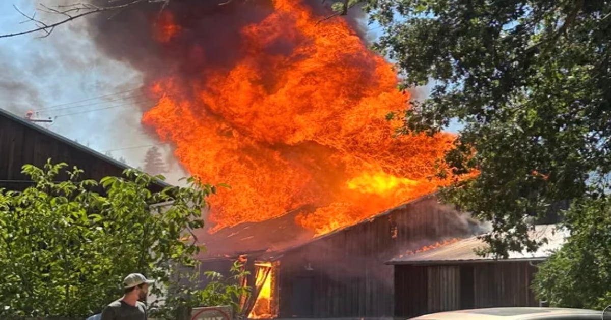 Fire devastates Oshala Farm