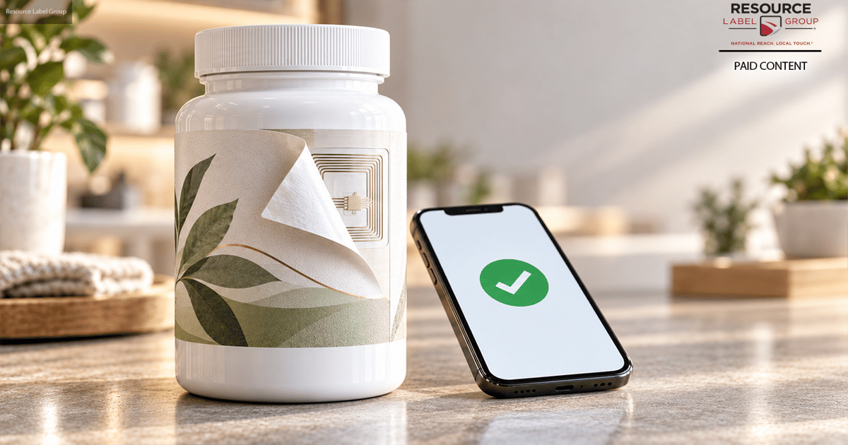 Trust by design: Smart labels help supplement brands build verification into the package
