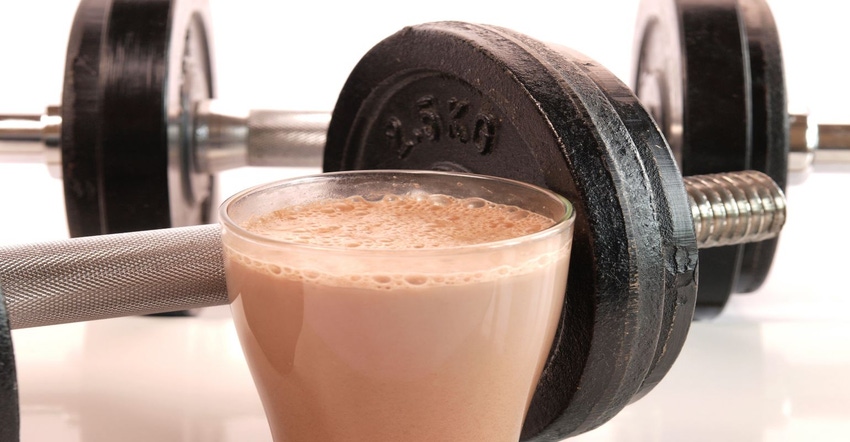 sports nutrition protein shake