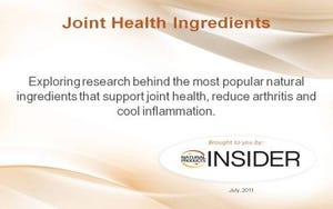 Slide Show: Joint Health Ingredients