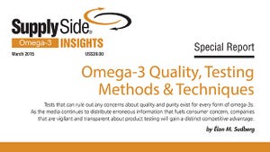 Report: Omega-3 Quality, Testing Methods & Techniques
