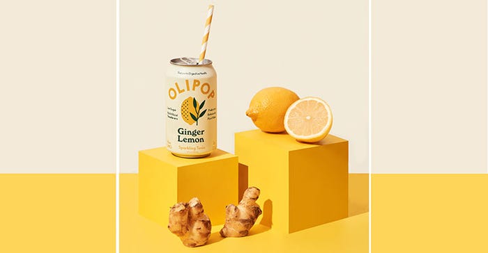 OLIPOP Ginger Lemon