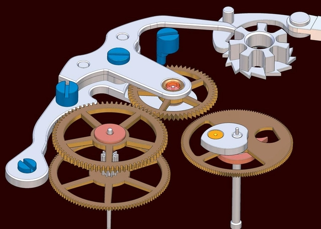 Die drei Räder der Kupplung