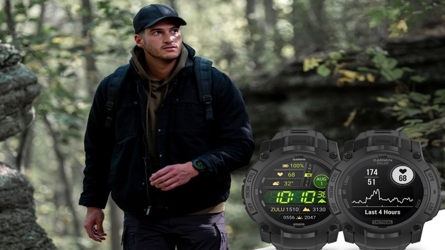 Neide Uhren der neuen Garmin Instinct 3 Tactical Edition