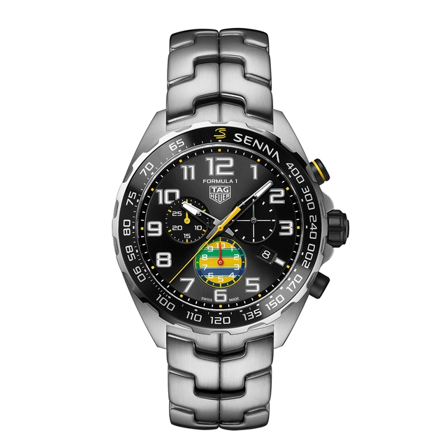 TAG Heuer Formula 1 Chronograph x Senna 43mm, Referenz CAZ101AX.BA0637