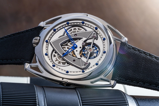 Zifferblatt der DeBethune DB28XP Steel Wheels