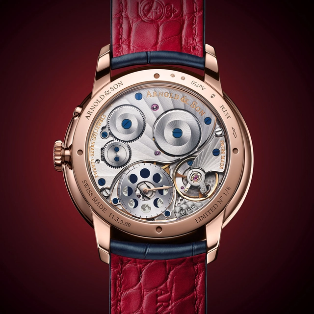 Arnold & Son: Perpetual Moon 41.5 Red Gold Year of the Snake Boden